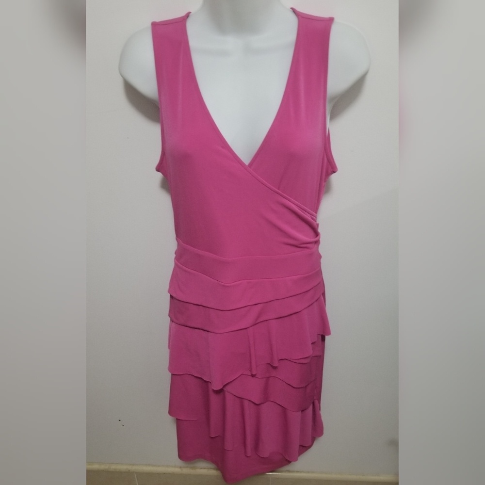 New York and Company stretch pink sleeveless dress